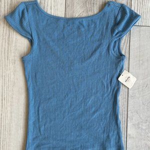 Free People Intimately Blue Top